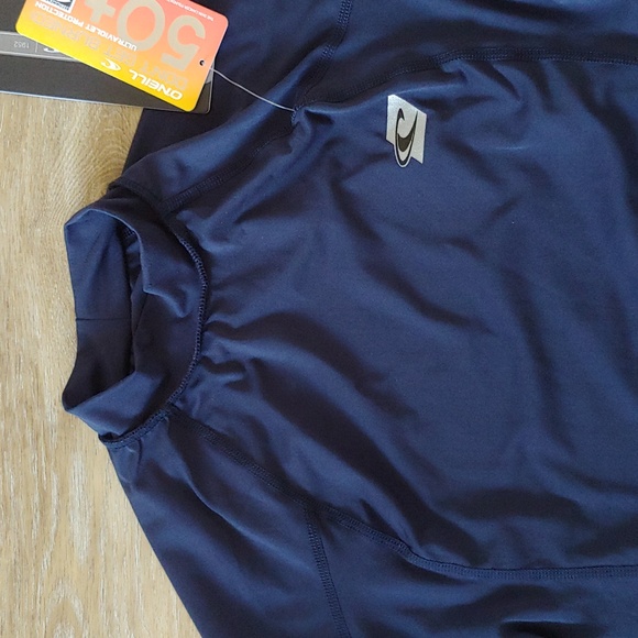 NWT O'Neill Premium Skins 6oz Long Sleeve Rash Guard Slate Blue Size XS - Picture 2 of 12